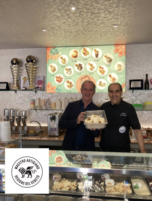 Arcade, Sergio Del Favero primo “Maestro Artigiano” di gelateria della provincia di Treviso