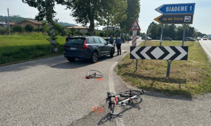 Travolto da un'auto a Montebelluna: ciclista 67enne deceduto sul colpo