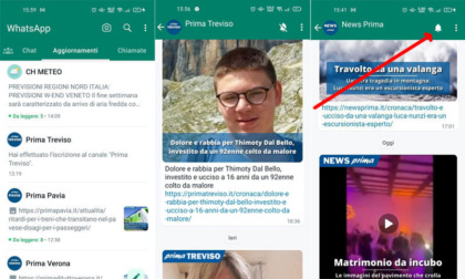 Iscriviti al nuovo Canale WhatsApp di Prima Treviso: una notizia al giorno