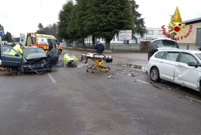 Grave incidente a Mansuè, quattro feriti di cui uno grave