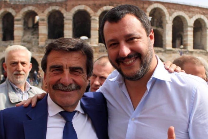 E’ bufera sul leghista trevigiano che ha dato del “cretino” a Salvini