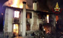 Incendio a Sernaglia: distrutta la casa colonica di Via Fontane Bianche