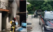 Due incendi dolosi in una notte nel Trevigiano, beccato uno dei due piromani