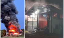 Incendio in un capannone a Gaiarine, distrutti trattori e altri macchinari agricoli