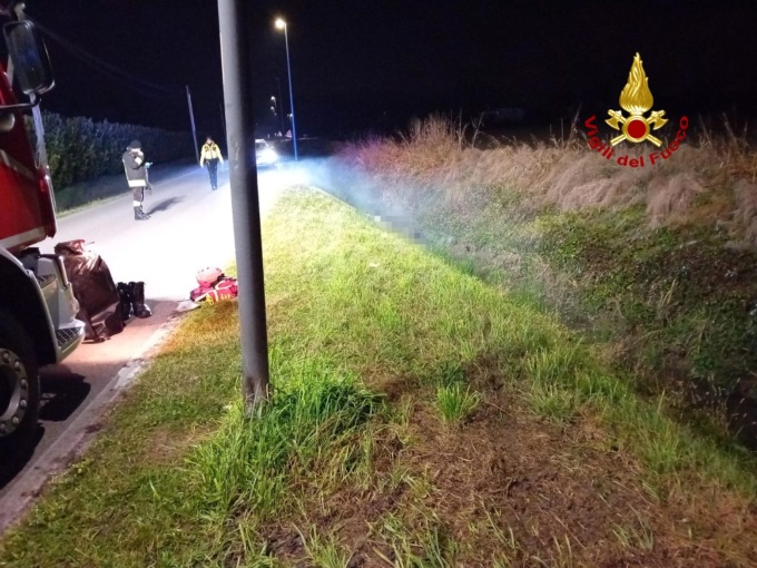 Trovato il cadavere di un uomo in un fossato a Quinto di Treviso