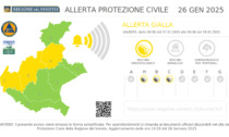 Piogge intense sul Veneto, allerta idrogeologica gialla anche in provincia di Treviso