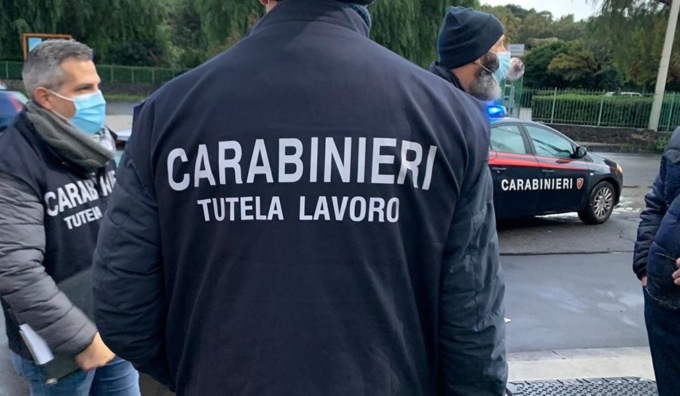 Controlli Carabinieri tutela lavoro