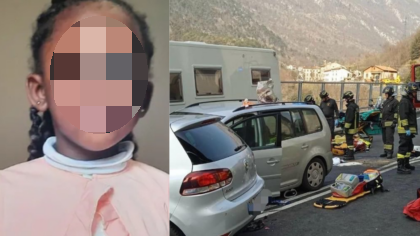 Scontro tra due auto e un camper a Vittorio Veneto: la piccola Afra perde la vita a 4 anni
