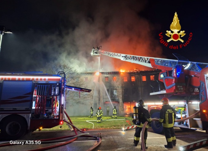Incendio H-Farm Roncade