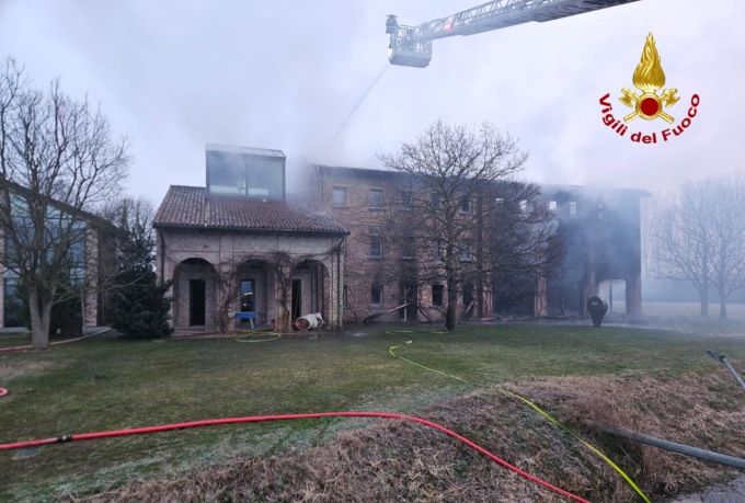 Incendio H-Farm Roncade