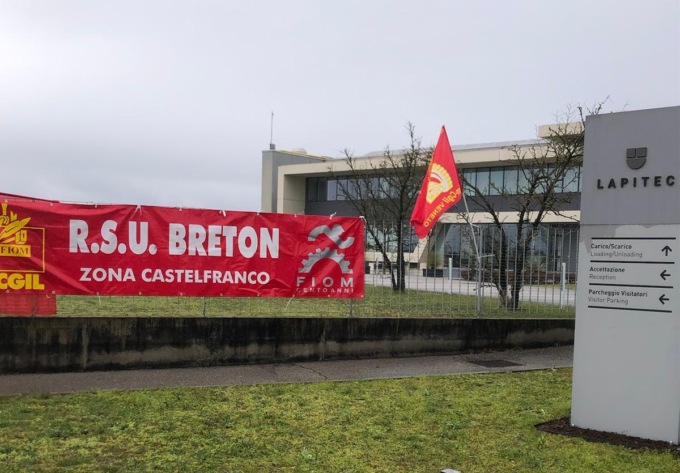 Sciopero alla Breton di Vedelago: adesione totale dei lavoratori