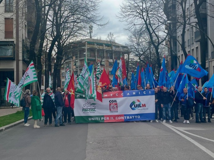 Sciopero nazionale dei metalmeccanici: manifestazioni anche a Treviso