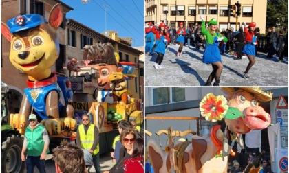 Martedì grasso di Carnevale, successo a Treviso e Conegliano: 135mila spettatori per le sfilate dei carri