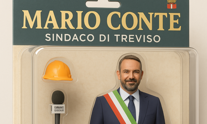 L’action figure del sindaco di Treviso Mario Conte: come creare la vostra con ChatGpt