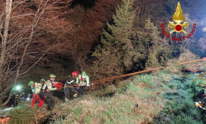 Motociclista vola in un precipizio a Paderno del Grappa