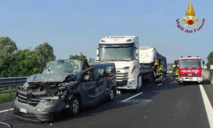 Incidente a catena sull'A4 tra Cessalto e San Donà di Piave: due feriti e traffico in tilt