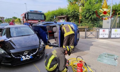 Brutto sabato mattina per tre vetture coinvolte in un incidente