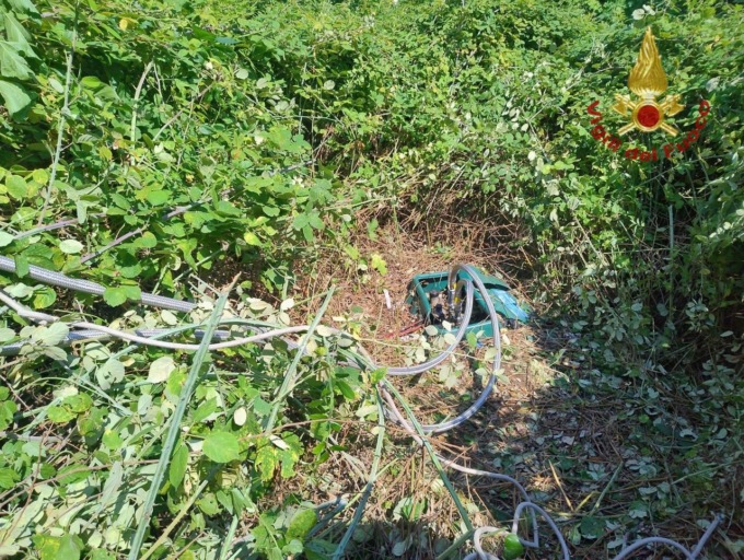 Messo in sicurezza un serbatoio di GPL interrato e abbandonato ad Asolo