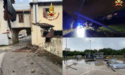 Maltempo e vento forte sferzano la provincia di Treviso: 25 interventi dei vigili del fuoco