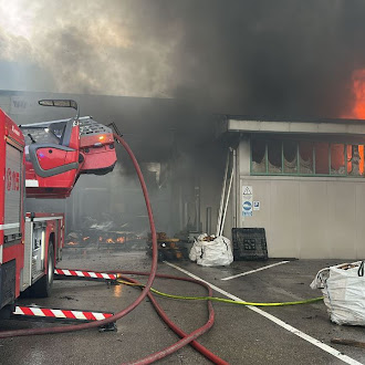 Questa mattina un grosso incendio ha interessato un’azienda di Cordignano