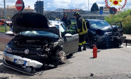 Scontro tra due auto a Montebelluna, tre feriti