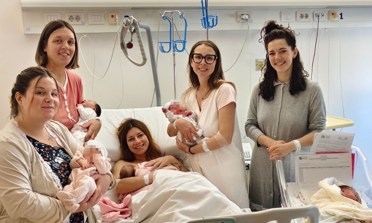 Sette bimbi nati in 12 ore: “baby boom” al punto nascita dell’Ospedale di Oderzo