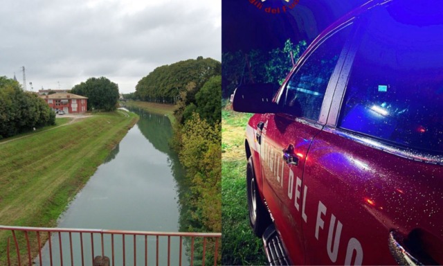 Anziana cade nel fiume a Motta di Livenza, salvata dai Vigili del Fuoco