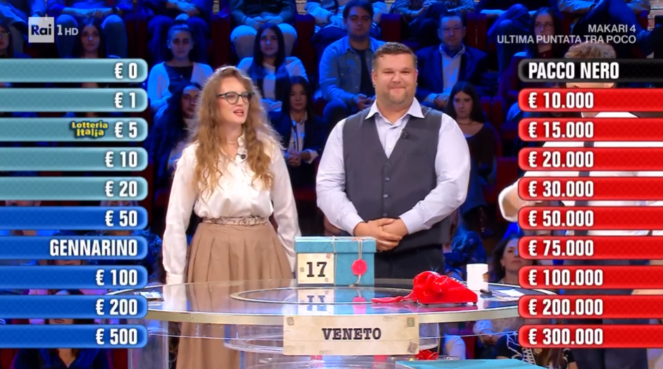 Sebastiano da Onigo di Piave ad Affari Tuoi ha voluto sfidare la fortuna per una causa importante