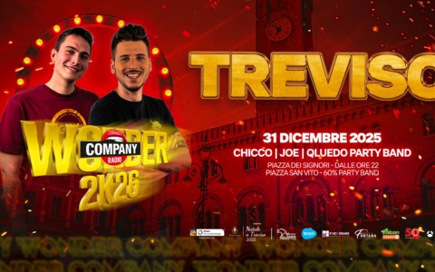 Capodanno 2026, in centro a Treviso l’evento “Wonder Company”: tutte le regole di sicurezza