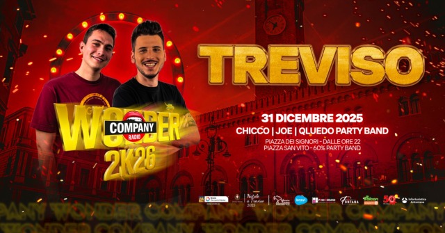Capodanno 2026, in centro a Treviso l’evento “Wonder Company”: tutte le regole di sicurezza