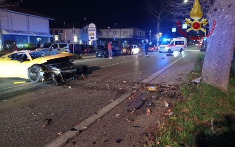 Incidente lungo il Terraglio durante la notte: 3 feriti