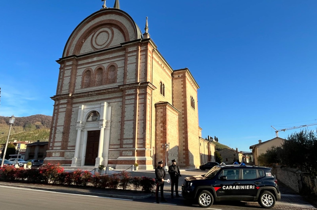 Colpi nelle chiese di Farra di Soligo e Miane: identificati due presunti responsabili