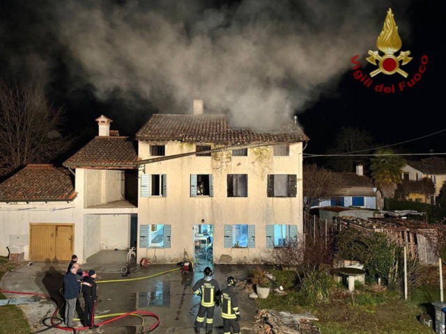 Incendio in un’abitazione a San Zenone degli Ezzelini