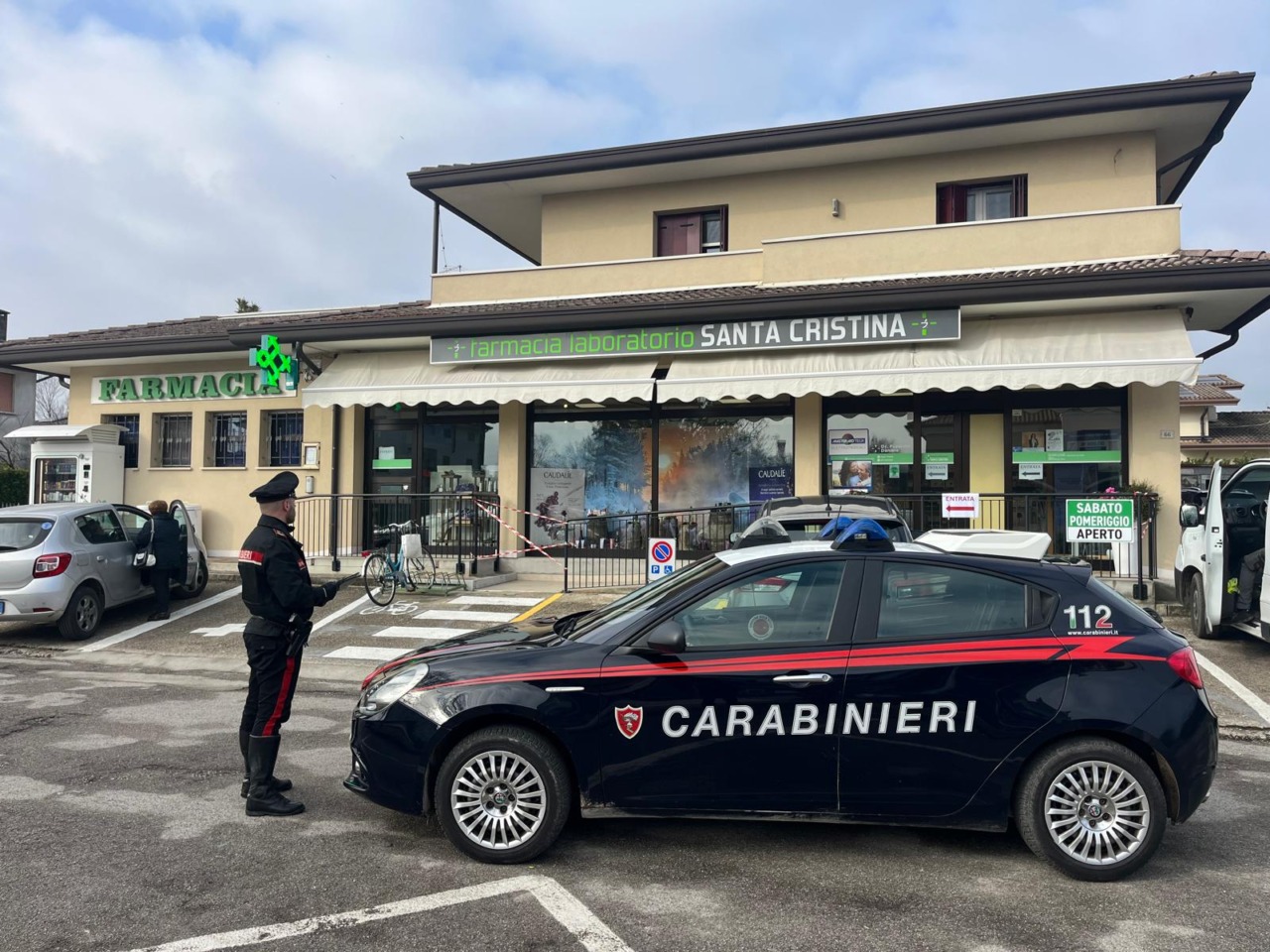 Spaccata notturna nella farmacia “Santa Caterina” a Quinto di Treviso