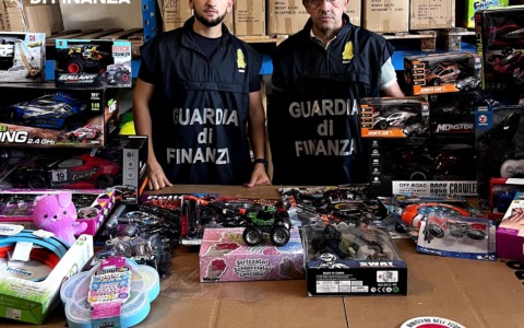 Sequestrati oltre 3 milioni di giocattoli pericolosi a Treviso