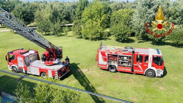 Incendio in un appartamento a San Polo di Piave: due intossicati