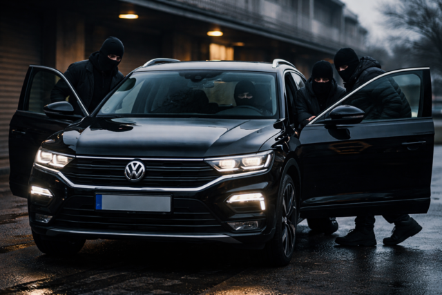 È caccia a una T-Roc: l’auto usata per la fuga da quattro ladri
