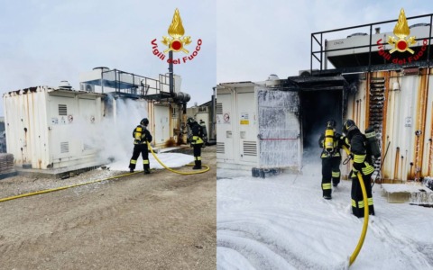 In fiamme motore a biogas in un’azienda a Chiarano, un ustionato