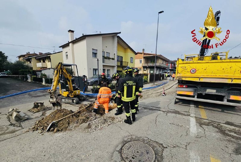 Fuga di gas in Strada di San Pelaio a Treviso: intervento immediato dei soccorsi